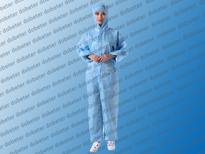 esd cleanroom garments blue with pockets