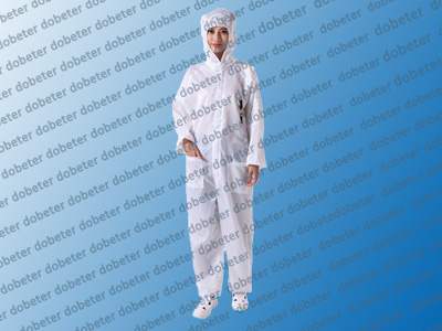 esd cleanroom garments white with pockets