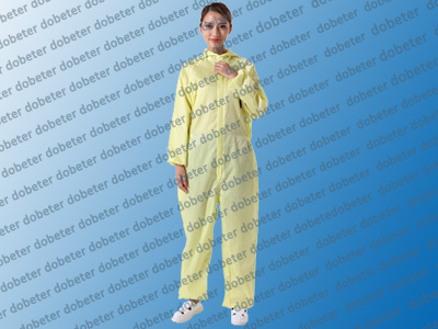 esd cleanroom garments yellow