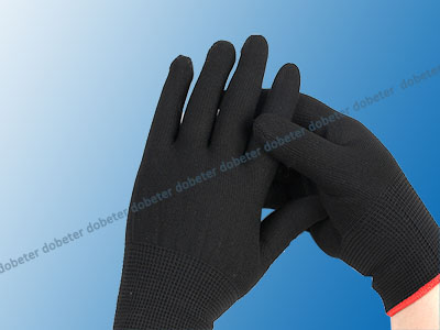 esd gloves black nylon