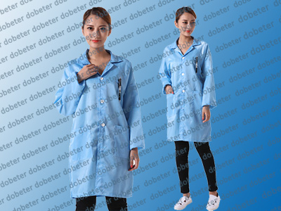 esd lab coat blue