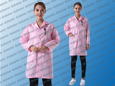 esd lab coat pink