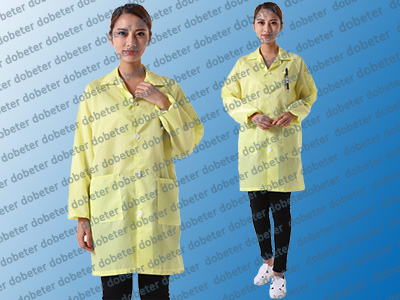 esd lab coat yellow