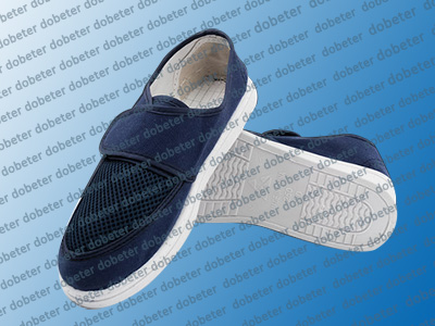 esd shoes pvc blue mesh
