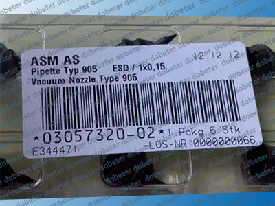 ASM Vacuum Nozzle Type 705 905 03048854-02