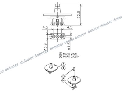 KCFX05CTA00 NOZZLE 2421 CM402