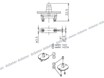 KXFX0570A00 NOZZLE 1427 CM402