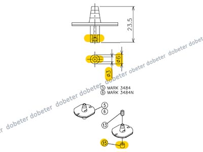 MTKU001757AB NOZZLE 3484