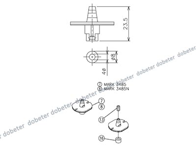 MTKU001758AB NOZZLE 3485NN