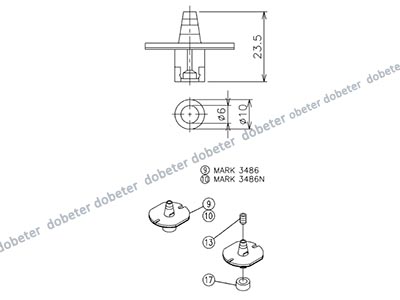 MTKU001760AB NOZZLE 3486NN