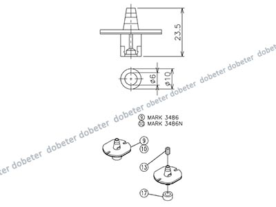 MTKU001761AB NOZZLE 3486