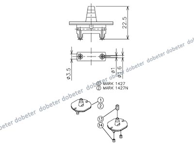 N610127623AA NOZZLE 1427N CM402